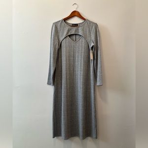 Harper 241 Grey Knit Dress